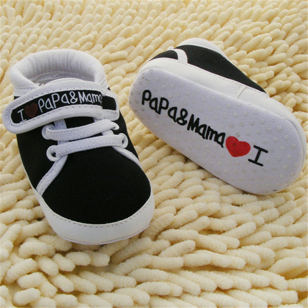 Baby Soft Canvas Stylish Sneaker Shoes (0-18M)! On Sale