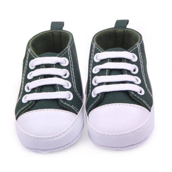 FREE : Infant Toddler Canvas Sneakers Baby Boy Girl Soft Sole Crib Shoes First Walkers for 0-12M! Just Pay Shipping!