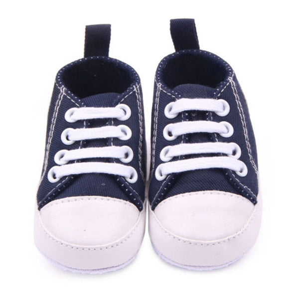 FREE : Infant Toddler Canvas Sneakers Baby Boy Girl Soft Sole Crib Shoes First Walkers for 0-12M! Just Pay Shipping!