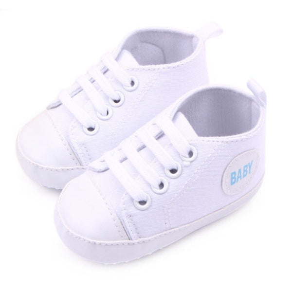 FREE : Infant Toddler Canvas Sneakers Baby Boy Girl Soft Sole Crib Shoes First Walkers for 0-12M! Just Pay Shipping!