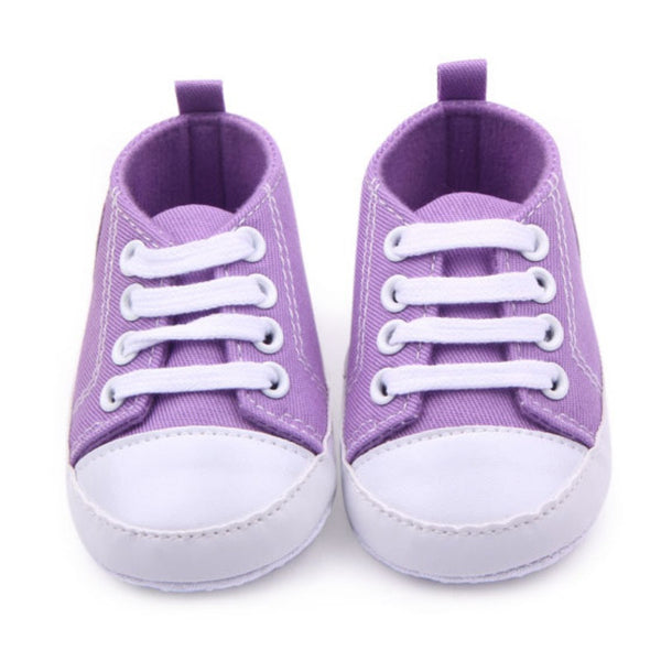 FREE : Infant Toddler Canvas Sneakers Baby Boy Girl Soft Sole Crib Shoes First Walkers for 0-12M! Just Pay Shipping!