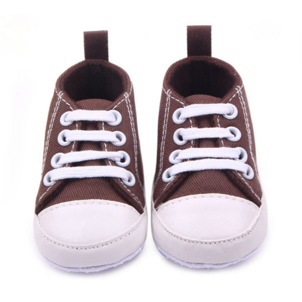 FREE : Infant Toddler Canvas Sneakers Baby Boy Girl Soft Sole Crib Shoes First Walkers for 0-12M! Just Pay Shipping!