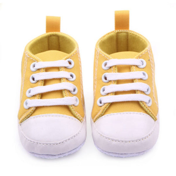 FREE : Infant Toddler Canvas Sneakers Baby Boy Girl Soft Sole Crib Shoes First Walkers for 0-12M! Just Pay Shipping!