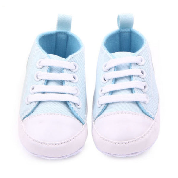 FREE : Infant Toddler Canvas Sneakers Baby Boy Girl Soft Sole Crib Shoes First Walkers for 0-12M! Just Pay Shipping!