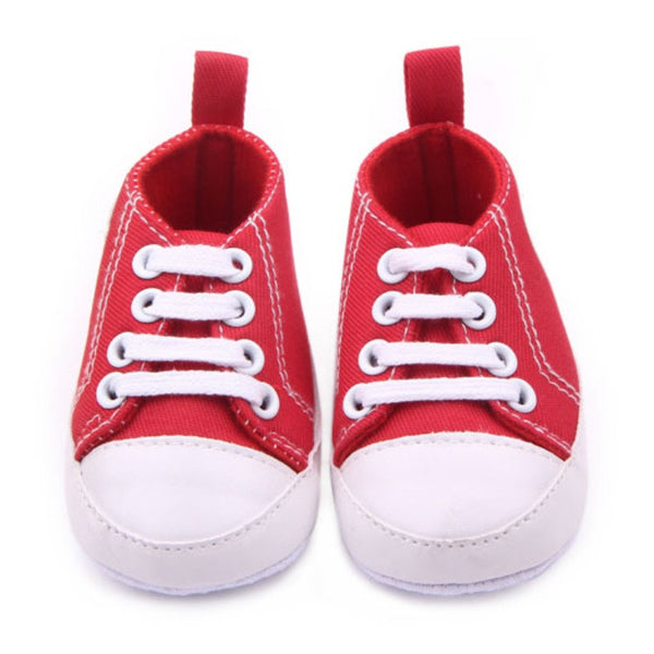 FREE : Infant Toddler Canvas Sneakers Baby Boy Girl Soft Sole Crib Shoes First Walkers for 0-12M! Just Pay Shipping!