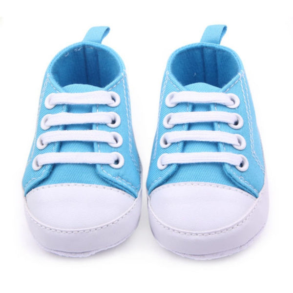 FREE : Infant Toddler Canvas Sneakers Baby Boy Girl Soft Sole Crib Shoes First Walkers for 0-12M! Just Pay Shipping!