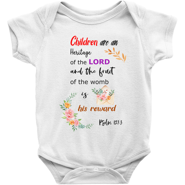 Infant Clothing Psalm 127:3