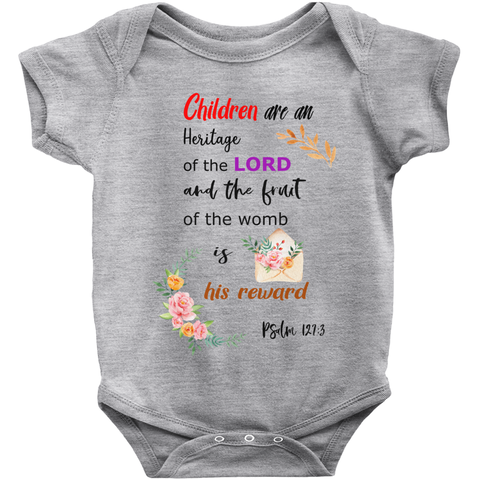 Infant Clothing Psalm 127:3