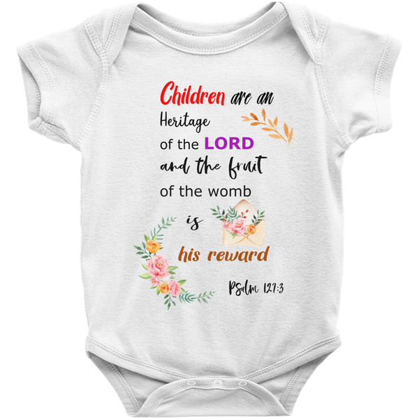 Infant Clothing Psalm 127:3