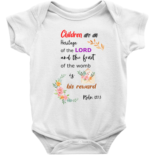 Infant Clothing Psalm 127:3