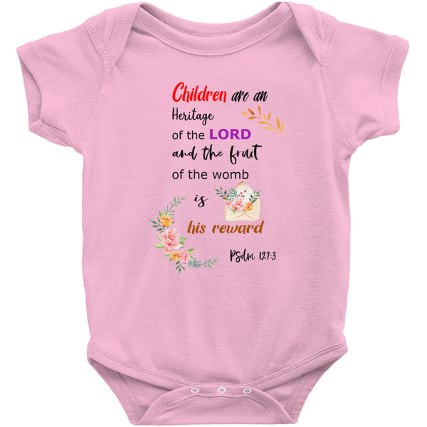 Infant Clothing Psalm 127:3