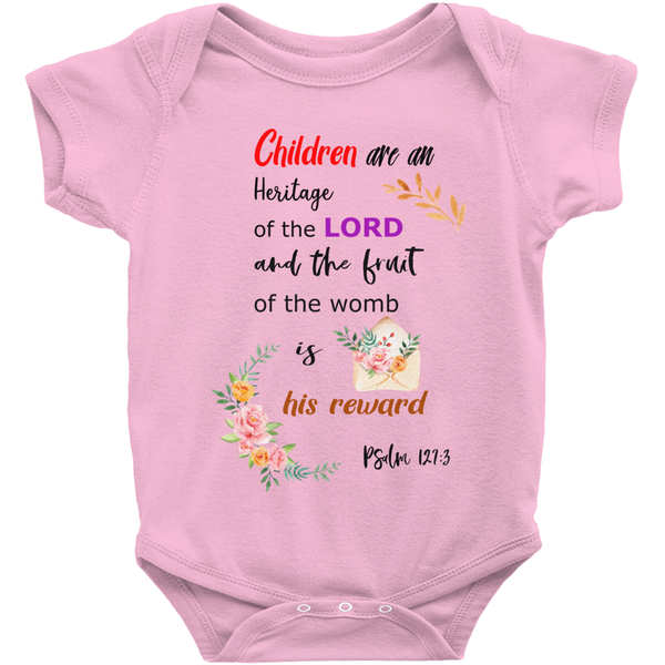 Infant Clothing Psalm 127:3
