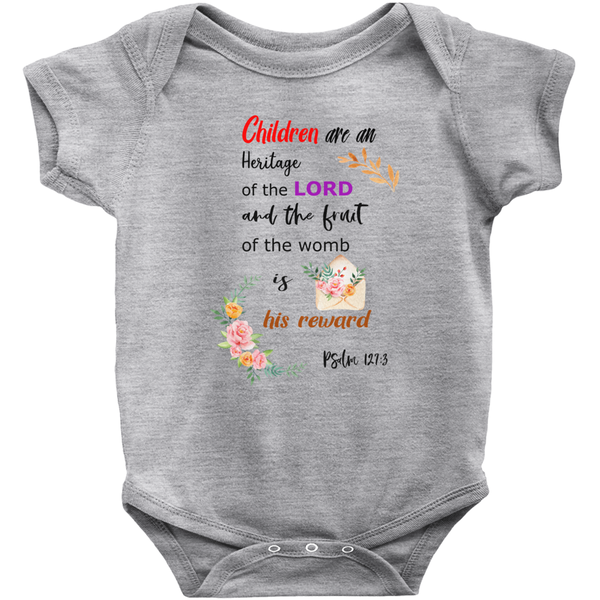 Infant Clothing Psalm 127:3