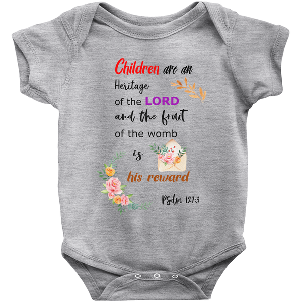 Infant Clothing Psalm 127:3