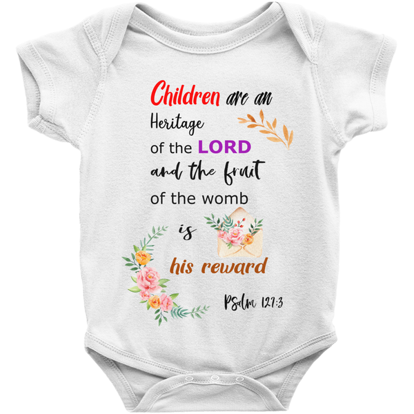 Infant Clothing Psalm 127:3