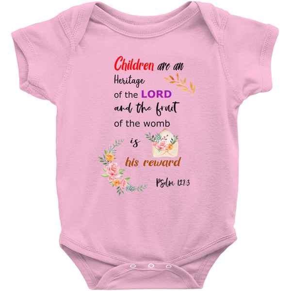 Infant Clothing Psalm 127:3