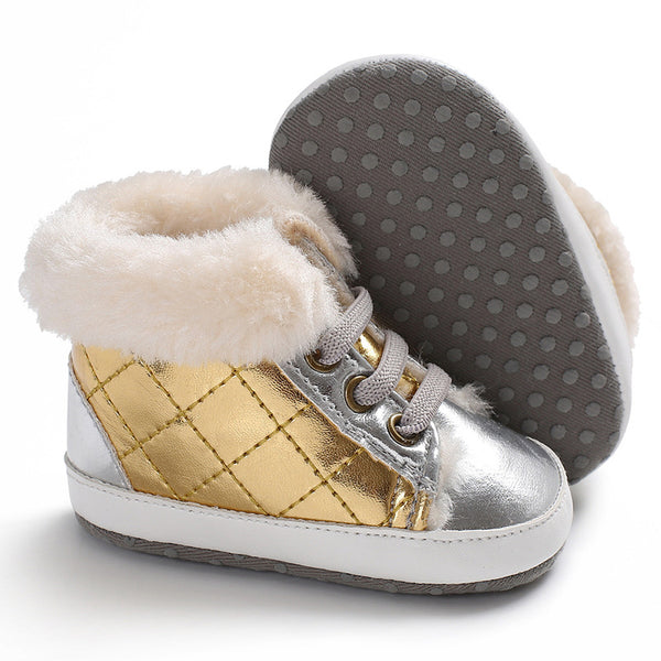 2019 Fashion Style Winter Fleece Baby Boots For Girls & Boys