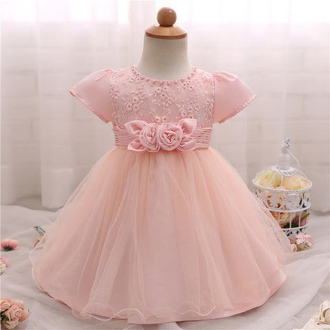 Costume Princess Cute Flower Waistline Party Dress (3 - 24 Months)