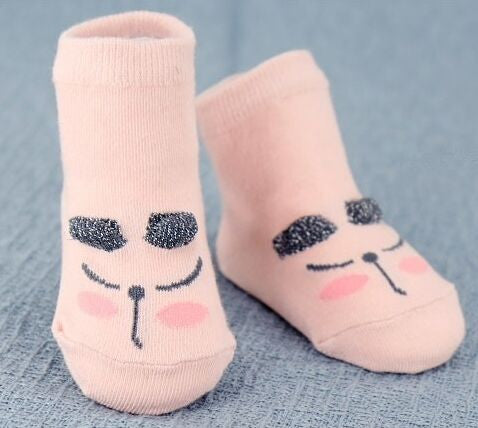 Newborn Cotton Boys Girls Cute Anti-slip Socks