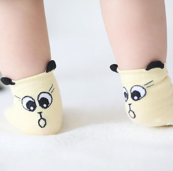 Newborn Cotton Boys Girls Cute Anti-slip Socks