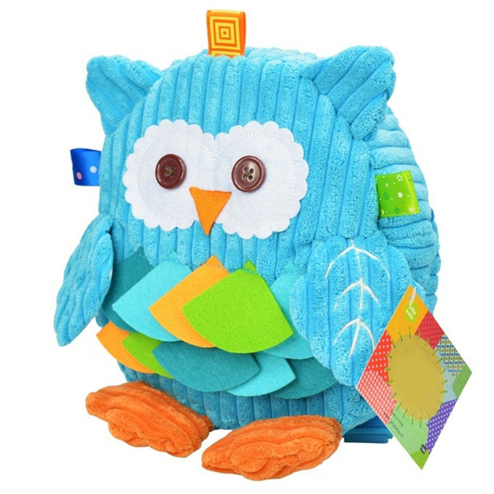 [New Arrival] !! Blue Owl Cute Animal Cartoon Kids Backpack With Comfortable Straps