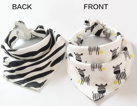 Infant Cartoon Fashion Triangle Scarf Waterproof Bibs