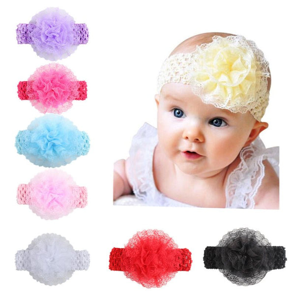 Lace Flowers Headband