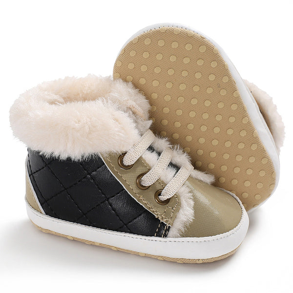 2019 Fashion Style Winter Fleece Baby Boots For Boys