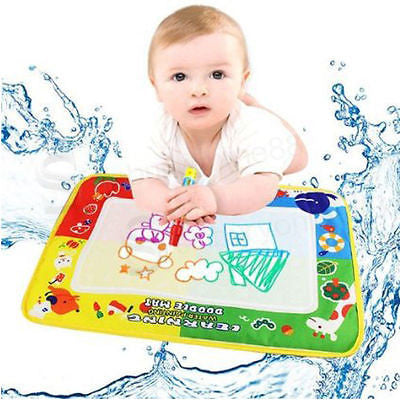 4 color Mini Water Drawing Mat Set (1 x Magic Pen + 1 x Water Drawing board)