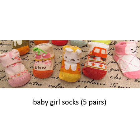 Christmas Gift Box Set For Newborn (5-Non-slip Sock)