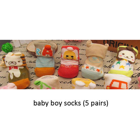 Christmas Gift Box Set For Newborn (5-Non-slip Sock)