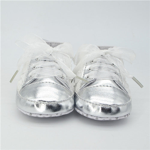 Fashion Flower Soft Baby Shoes & Headband (Set)
