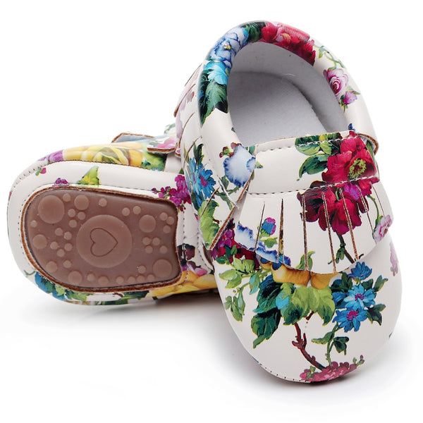 Fashion Floral Baby Moccasins
