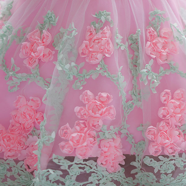Baby Girl Dress Flowers Eye-Catching Dress (3-12 Months)