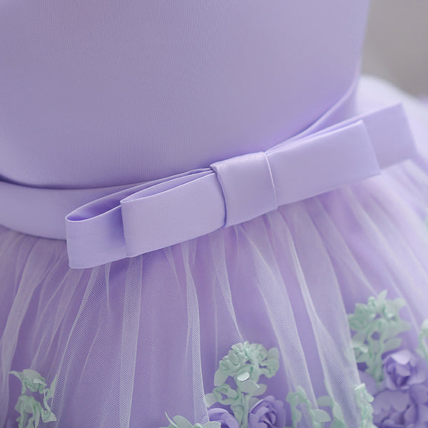 Baby Girl Dress Flowers Eye-Catching Dress (3-12 Months)