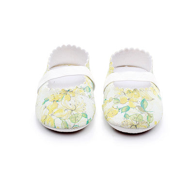 60 Mins Flash Sale ---- Floral Style Soft PU Leather Baby Girls Shoes