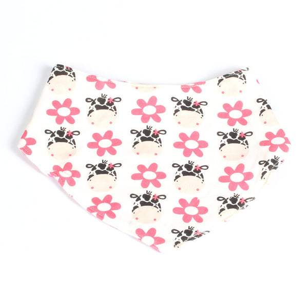 Infant Cartoon Fashion Triangle Scarf Waterproof Bibs