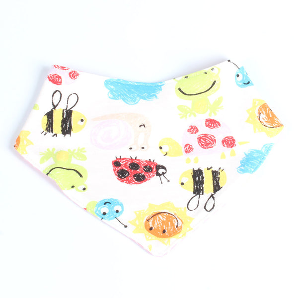Infant Cartoon Fashion Triangle Scarf Waterproof Bibs