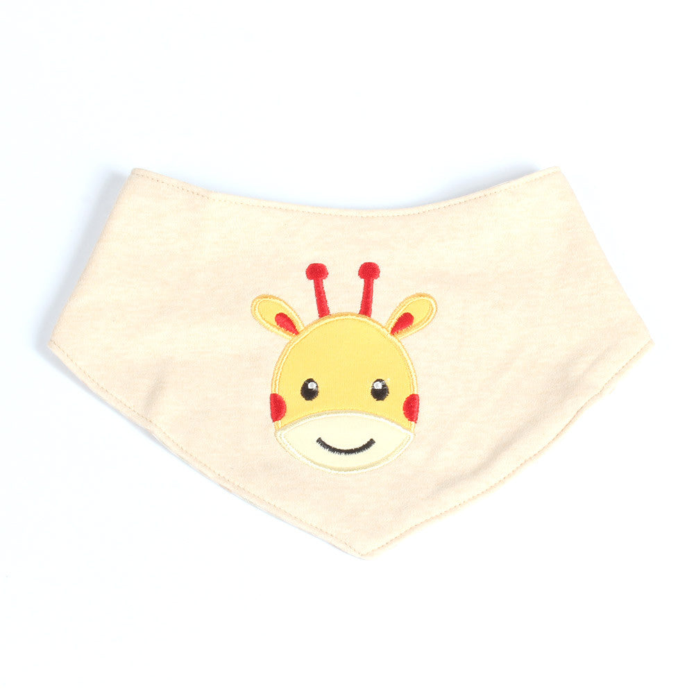 Infant Cartoon Fashion Triangle Scarf Waterproof Bibs