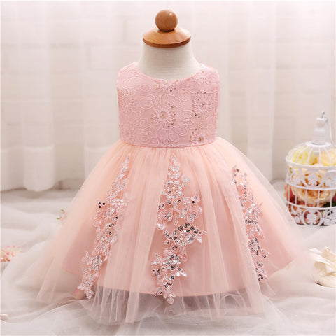 Princess Costume Sparkle Lace Party Dress (3 - 24 Months)