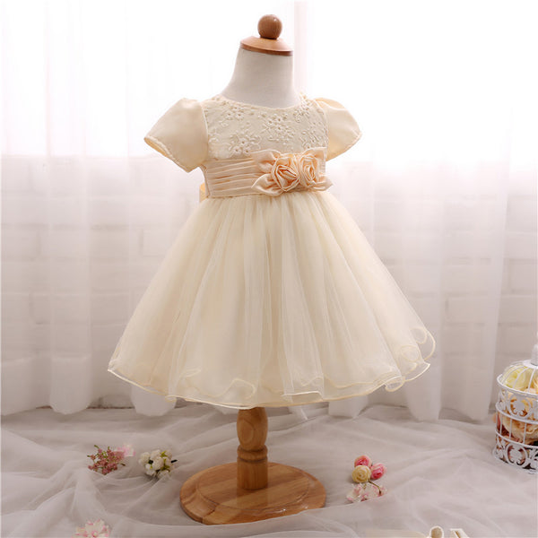Costume Princess Cute Flower Waistline Party Dress (3 - 24 Months)