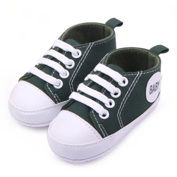 FREE : Infant Toddler Canvas Sneakers Baby Boy Girl Soft Sole Crib Shoes First Walkers for 0-12M! Just Pay Shipping!
