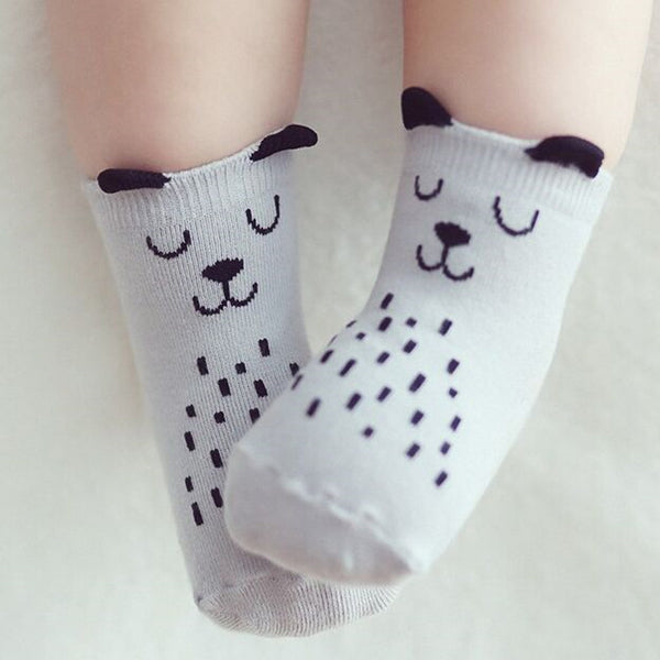 Newborn Cotton Boys Girls Cute Anti-slip Socks