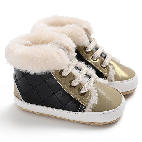 2019 Fashion Style Winter Fleece Baby Boots For Boys