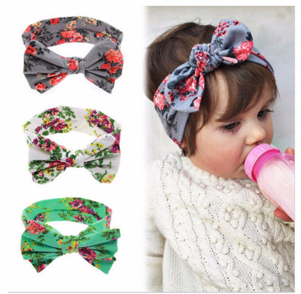 Newborn Hair Girl Headdress Baby Flower Headband Hair Band Hair Accessories Knot  Headwear Photographic Props w-206