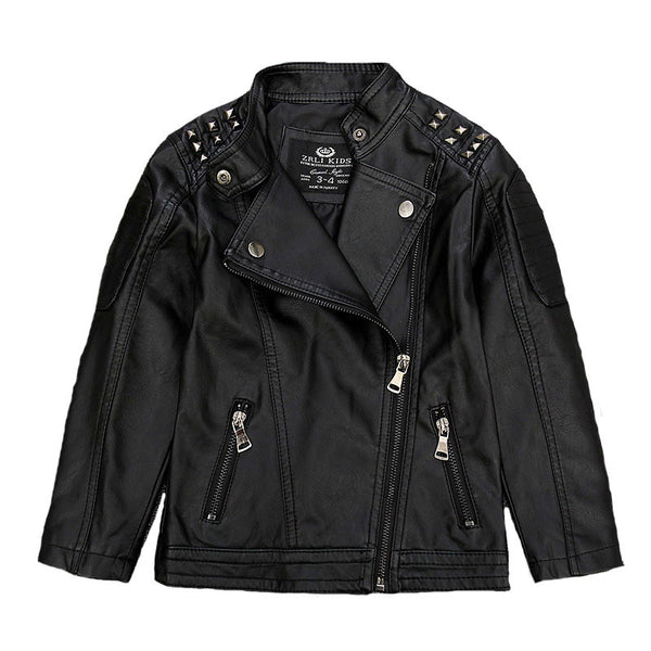 Boy's Faux Leather Jackets