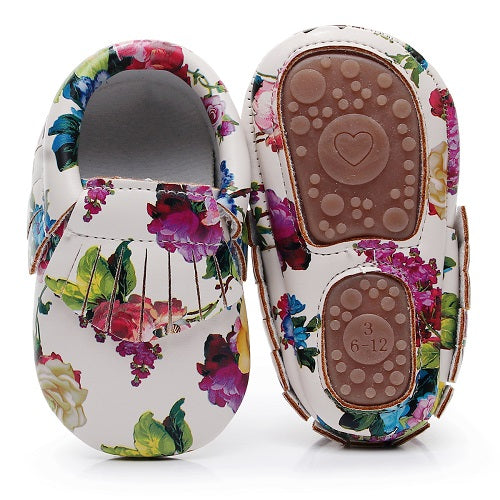 Fashion Floral Baby Moccasins