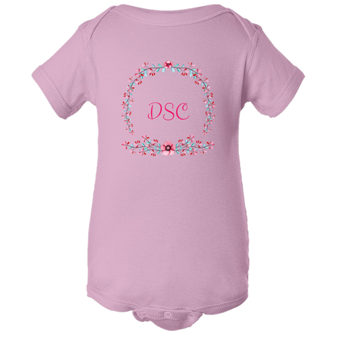 [FREE Shipping + 15% Off] Unique Gift Personalized Initial Colorful Wreath Blossom Baby Body Suit Family Matching Clothing Set [Expiry : Oct 12 (Fri)]