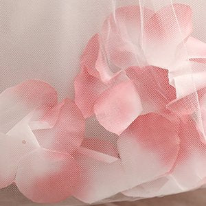Girl Tutu Flower Petals Bow Bridal Dress for Toddler Girl ( 4 - 24 Months )